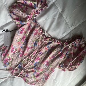 ASTR The Label Floral Corset Top